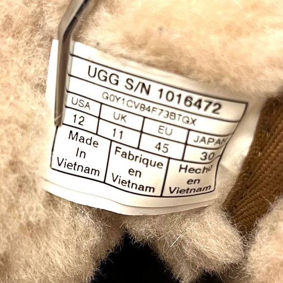 Ugg Men’s Neumel Chukka Chestnut Boots sz 12 flawed - Picture 7 of 16